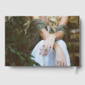 Bij het opslaan van geheugen | Foto Funeral Memori Gastenboek (Achterkant)