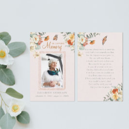 Bij het opslaan van geheugen | Foto Funeral Prayer Visitekaartje