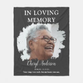 Bij het opslaan van geheugen | Foto Memorial Fleece Deken (Voorkant)