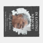 Bij het opslaan van geheugen | Foto Memorial Fleece Deken (Voorkant (Horizontaal))