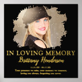 Bij het opslaan van geheugen | Foto Memorial Folie Afdrukken (Voorkant)