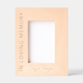 Bij het opslaan van geheugen | Foto Memorial Gegraveerde Lijstjes (Voorkant)
