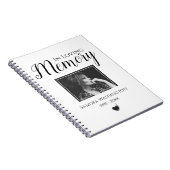 Bij het opslaan van geheugen | Foto Memorial Guest Notitieboek (Rechterzijde)