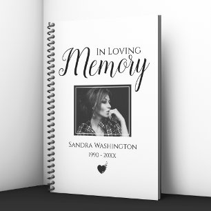 Bij het opslaan van geheugen Foto Memorial Guest Notitieboek