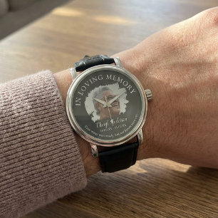 Bij het opslaan van geheugen Foto Memorial Horloge