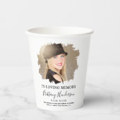 Bij het opslaan van geheugen | Foto Memorial Papieren Bekers (Voorkant)