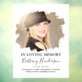 Bij het opslaan van geheugen | Foto Memorial Raamsticker (Vel 3)