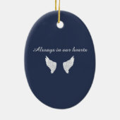 Bij het opslaan van geheugen | Fotocitaat Keepomwi Keramisch Ornament (Achterkant)