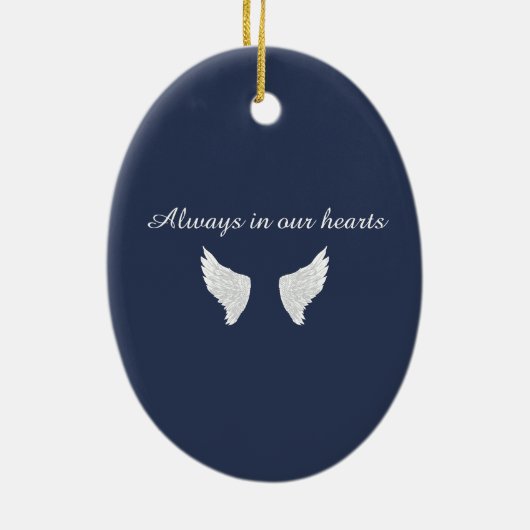 Bij het opslaan van geheugen | Fotocitaat Keepomwi Keramisch Ornament (Achterkant)