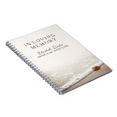 Bij het opslaan van geheugen | Funeral Guestbook | Notitieboek (Rechterzijde)