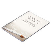 Bij het opslaan van geheugen | Funeral Guestbook | Notitieboek (Linkerzijde)