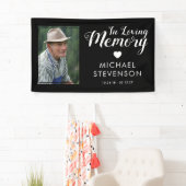 Bij het opslaan van geheugen | Funeral Memorial Fo Spandoek (Insitu)