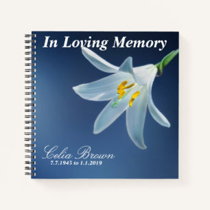 Bij het opslaan van geheugen  Funeral, Memorial Gu Notitieboek