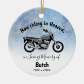 Bij het opslaan van geheugen | Gepersonaliseerde k Keramisch Ornament (Voorkant)