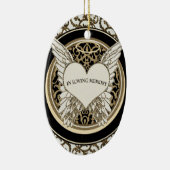 Bij het opslaan van geheugen keramisch ornament (Rechts)