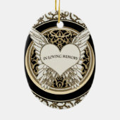 Bij het opslaan van geheugen keramisch ornament (Achterkant)