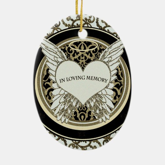 Bij het opslaan van geheugen keramisch ornament (Achterkant)