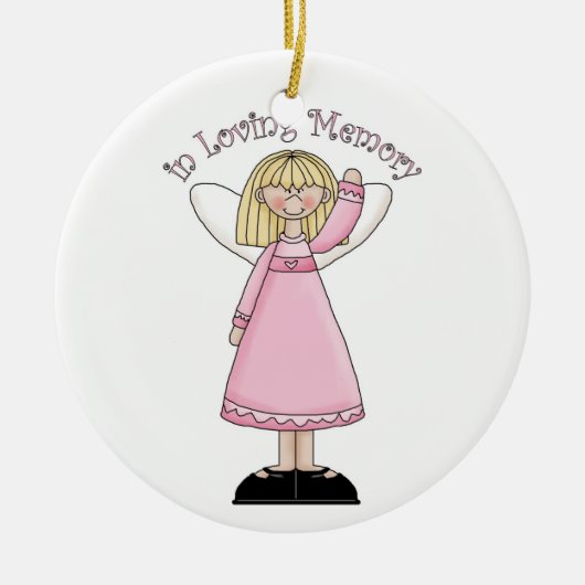 Bij het opslaan van geheugen keramisch ornament (Voorkant)