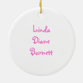 Bij het opslaan van geheugen keramisch ornament (Achterkant)