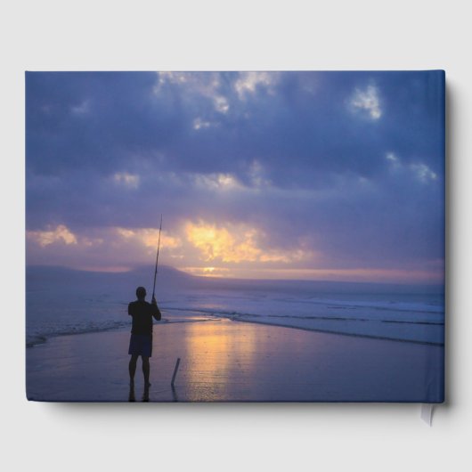 Bij het opslaan van geheugen | Ocean Fisherman Mem Gastenboek (Achterkant)