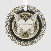 Bij het opslaan van geheugen ornament (achterkant)