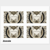 Bij het opslaan van geheugen rechthoekige sticker (Vel)