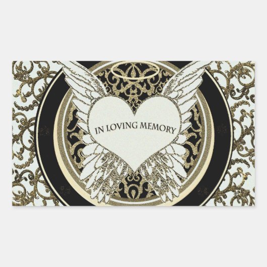 Bij het opslaan van geheugen rechthoekige sticker (Voorkant)