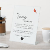 Bij het opslaan van geheugen reclamebord met voetstuk (Insitu)