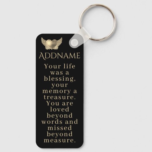 Bij het opslaan van geheugen sleutelhanger (Achterkant)