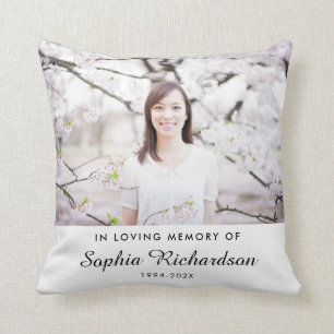 Bij het opslaan van geheugen   Sympathie Memorial  Kussen