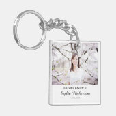 Bij het opslaan van geheugen | Sympathie Memorial  Sleutelhanger (Voorkant Links)