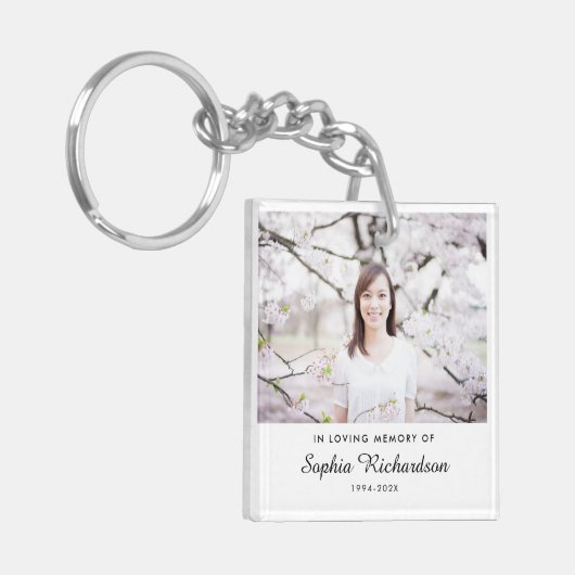 Bij het opslaan van geheugen | Sympathie Memorial  Sleutelhanger (Voorkant Links)