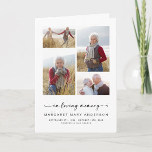 Bij het opslaan van geheugen   Vier foto's begrafe