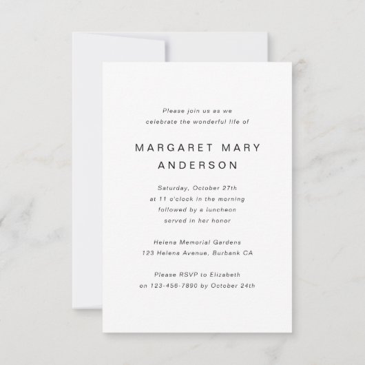 Bij het opslaan van geheugen | Vier foto's begrafe Kaart (Achterkant)