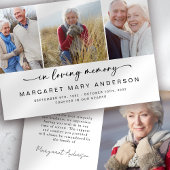 Bij het opslaan van geheugen | Vier foto's Vreemd  Bedankkaart