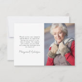 Bij het opslaan van geheugen | Vier foto's Vreemd  Bedankkaart (Achterkant)