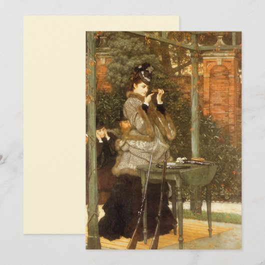 Bij het Rifle-bereik door James Tissot, kunst (Voorkant / Achterkant)