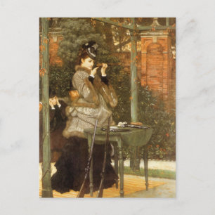 Bij het Rifle-bereik door James Tissot,  kunst Briefkaart