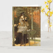 Bij het Rifle-bereik door James Tissot,  kunst Kaart (Gele Bloem)