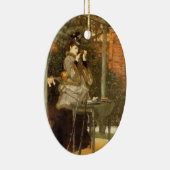 Bij het Rifle-bereik door James Tissot,  kunst Keramisch Ornament (Rechts)