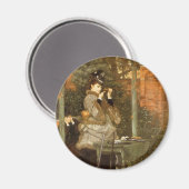 Bij het Rifle-bereik door James Tissot,  kunst Magneet (Voorkant / Achterkant)