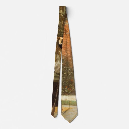 Bij het Rifle-bereik door James Tissot,  kunst Stropdas (Achterkant)