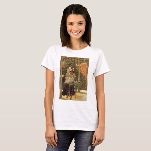 Bij het Rifle-bereik door James Tissot,  kunst T-shirt (Voorkant volledig)