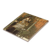 Bij het Rifle-bereik door James Tissot, kunst Tegeltje (Zijkant)