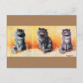 Bij het Show Cat, Louis Wain Briefkaart (Voorkant)