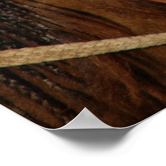 Bij het Show van de paarden Poster (Hoek)