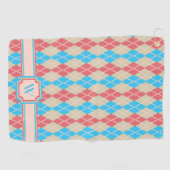 Bij het strand Argyle Golf Handdoek (Horizontaal)