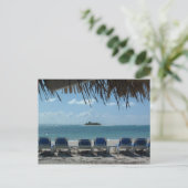 Bij het strand briefkaart (Staand voorkant)