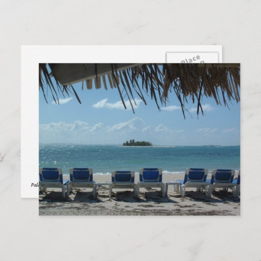 Bij het strand briefkaart (Voorkant / Achterkant)