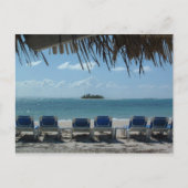 Bij het strand briefkaart (Voorkant)